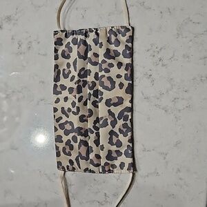 Cheetah print face mask